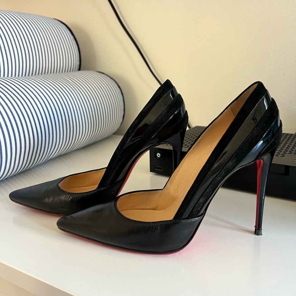 GORGEOUS black Louboutins